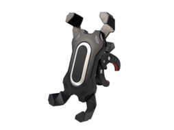 Suporte Para Telemóvel - Suporte Para Bicicleta - Suporte Para Mota - Fixação De Quatro Garras - Navegação Para Bicicleta - Prateado