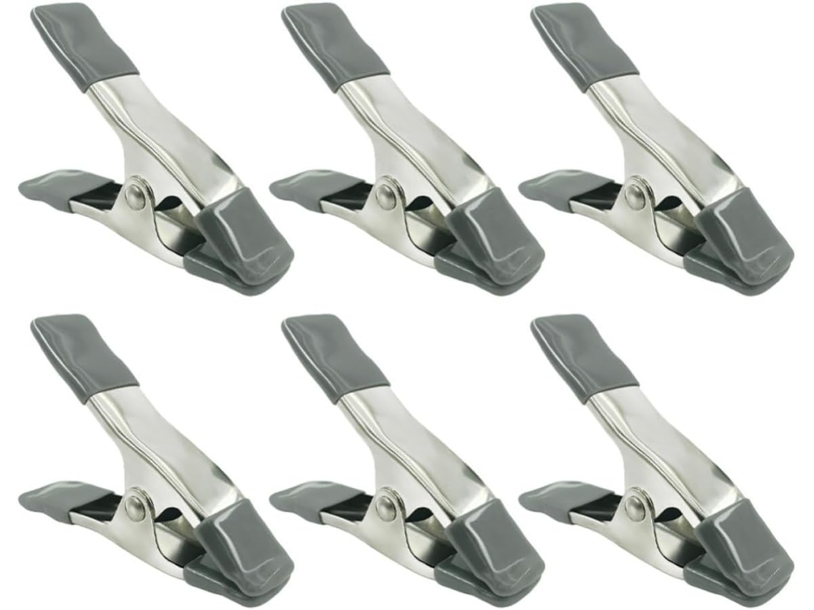 Galpada Ferro Clips 10cm 4 Polegadas, Economizam Trabalho, No Danificam A Superfície, Conjunto De 6 Peças