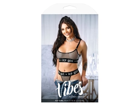 Conjunto De Lingerie Fantasy Lingerie Preto (l/xl)