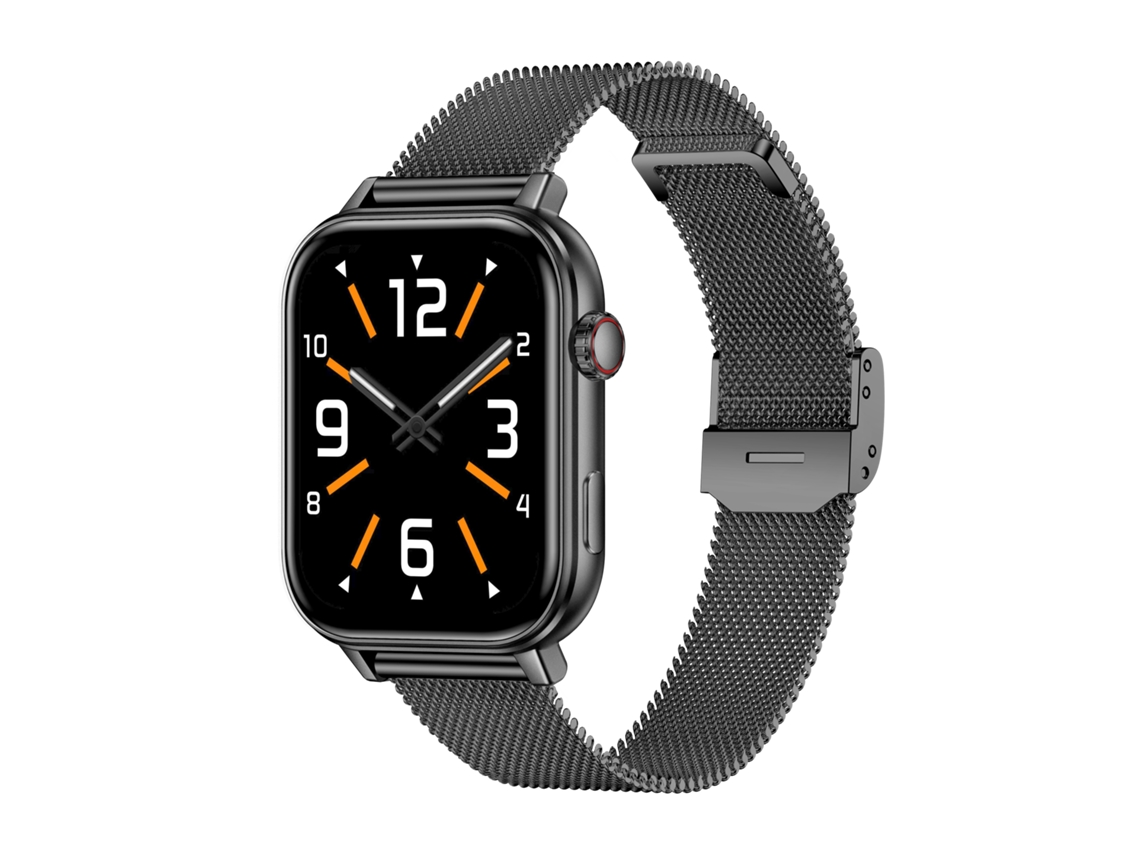 Smartwatch Bisbisous Gps Ecrã 1,83 Polegadas Chamadas Bluetooth 100+ Modos Desportivos Ip68 Preto