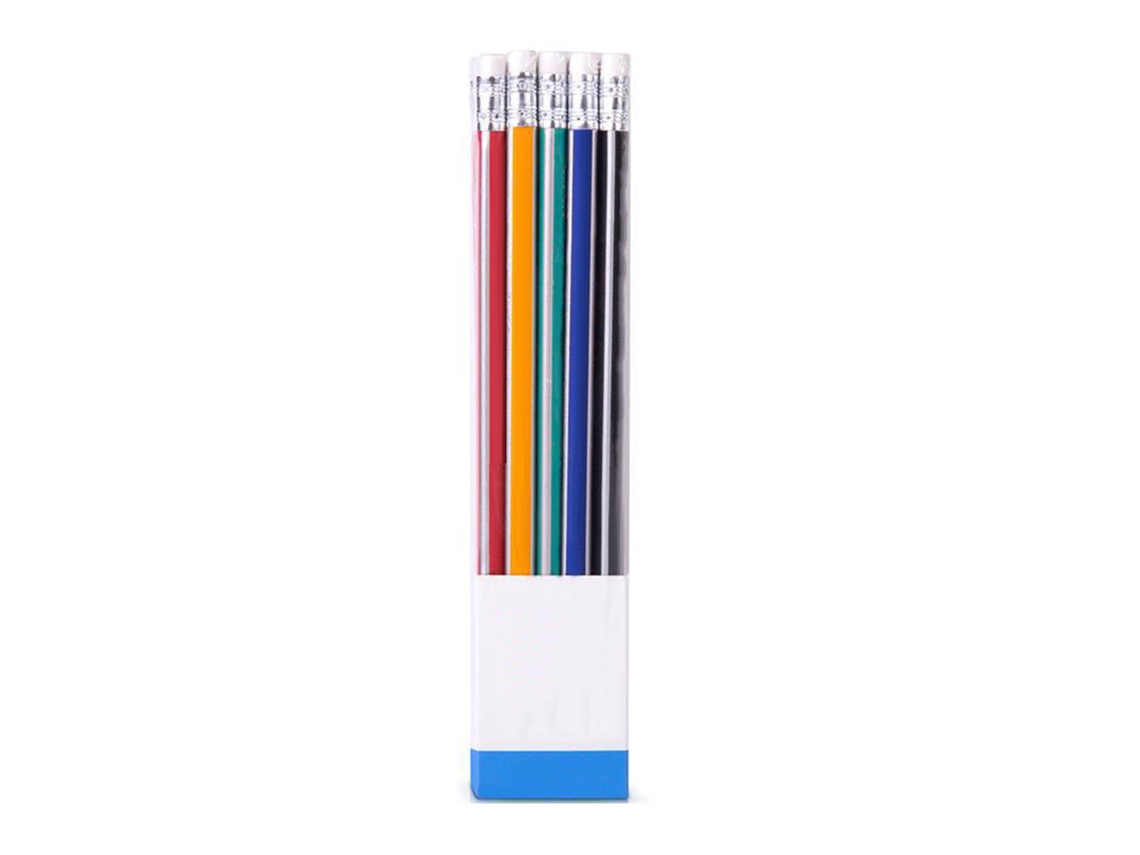 Lápiz Triangular Primario 2b Profesional Com Borracha Para Escrita, Desenho E Esboço Portátil