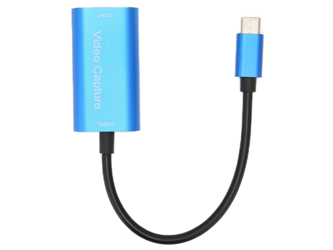 Tarjeta de Captura de Vídeo 4k 1080p a 60 Fps Con Puerto Usb Tipo C para Grabación Y Transmisión En Pc, Juegos Y Cámaras.