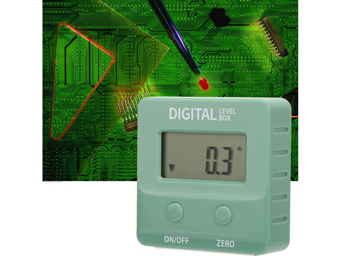 Laxiscreed Goniômetro Digital De Ângulo Com Base Magnética E Tela Lcd Para Medição Precisa