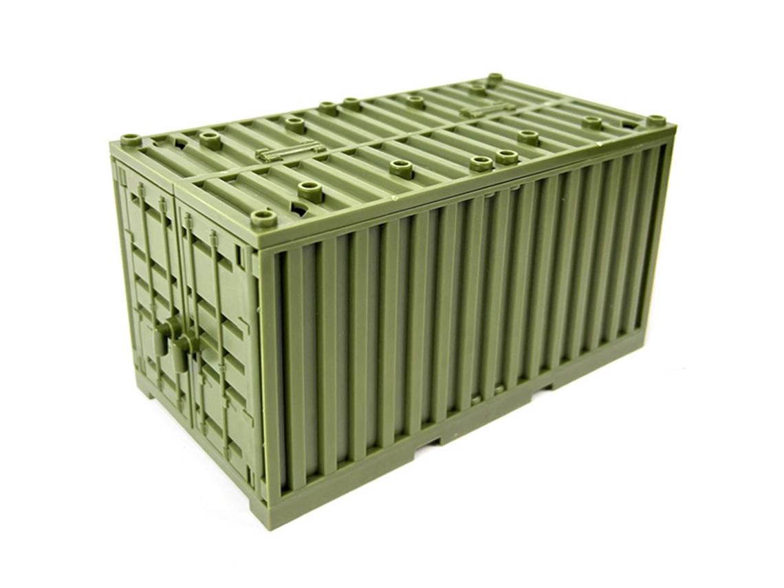Aetheria-brinquedo De Blocos De Construção Container Caixa De Armazenamento Educativo Verde