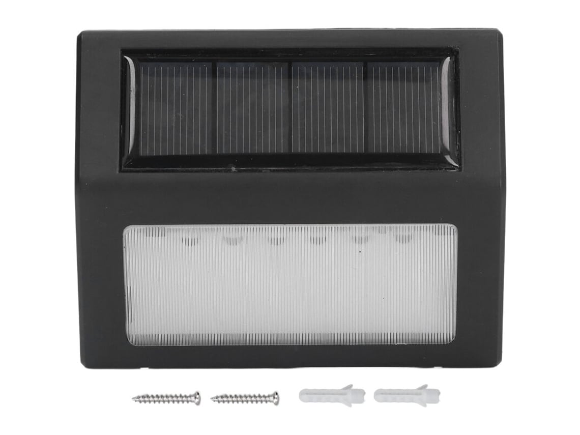 Luminária de Parede Solar com 6 Leds, Função Automática de 10.000 Hora OEM