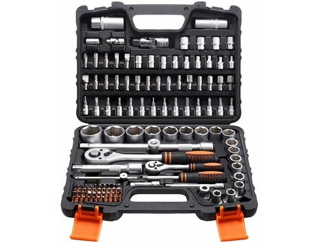 Kit Soquetes Reversíveis 1/2 E 1/4, Chave De Fenda Sws5a Brawdress