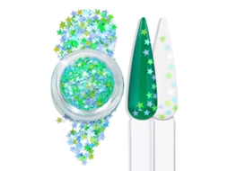 GLITTER FANTASIA MIX VERDE E AZUL 1G INOCOS