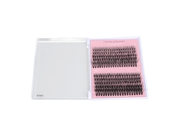 240pcs Cílios Falsos Em Clusters C Curl Naturais Para Extensão Diy 10mm A 16mm Diy-set-030