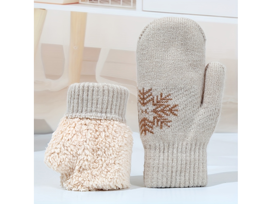Luvas Unissex de Inverno com Forro Polar e Isolamento Espesso Elegância Resistente Ao Frio para Proteção Das Mãos Ao Ar Livre Função Prá STELASPLEN