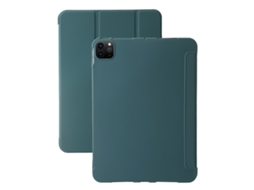 Capa Para Ipad 11 2025a16) 11 Polegadas Com 3 Dobras,verde Escuro