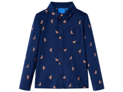 Camisa De Criança Azul-marinho 128