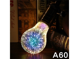 Lâmpada Led 3d com Efeito Fogos de Artifício CHABERLU