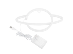 Luz de Neón LED planetária, USB, decoração de parede, festa, quarto | S/MARCA