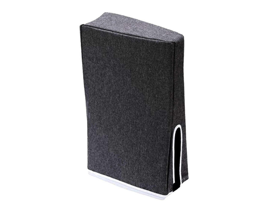 Capa Protetora Vertical Contra Poeira para Console de Jogos, Tecido Oxford, Capa À Prova de Poeira para Console de Jogos para Ps5, Preta BRILVIBERA