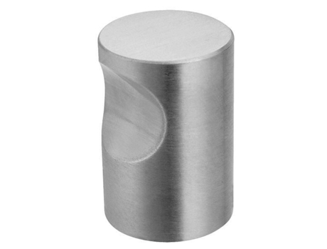 Botão Entalhado Ø20 X 25 Mm Mat Design Aço Inoxidável Escovado Dm016.In.20.5 DESIGN-MAT