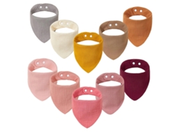 Babadores Para Bebês Com 6 Camadas De Algodão Absorvente E Espesso, Ideais Para Alimentação E Dentição. Perfeitos Para Recém-nascidos, Meninos E