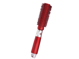Pente Redondo Anti-estático Para Secagem, Curl E Alisamento De Cabelo - Vermelho