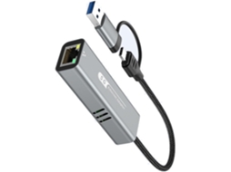 Adaptador De Rede Gigabit Usb 5 Ghz, 3.0 Tipo-c, Compatível Com Pc E