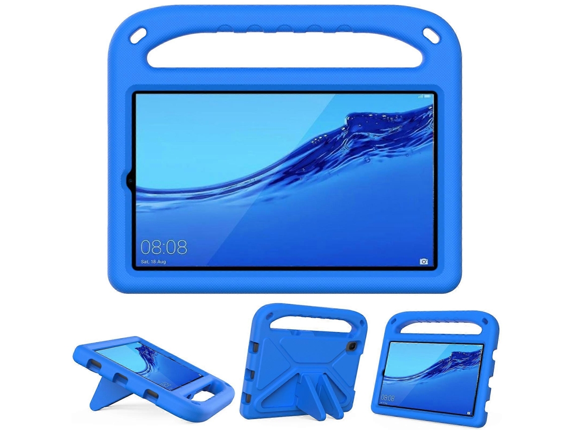 Capa Protetora Portátil Eva À Prova De Choque E Antiqueda Com Suporte Triangular Para Huawei Mediapad M5 Lite De 8,0 Polegadas