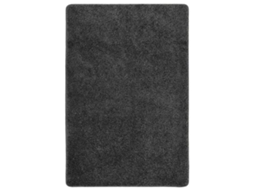 Vidaxl Tapete Shaggy 140x200 Cm Antiderrapante Cinzento-escuro