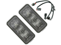 Kit De Iluminação, Material Abs E Acrílico, 1 Par, Ampla Direção De Luz