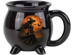 Caneca De Resina Criativa Para O Halloween - Caldeirão De Bruxa - Para Bebidas Quentes - Recipiente Criativo