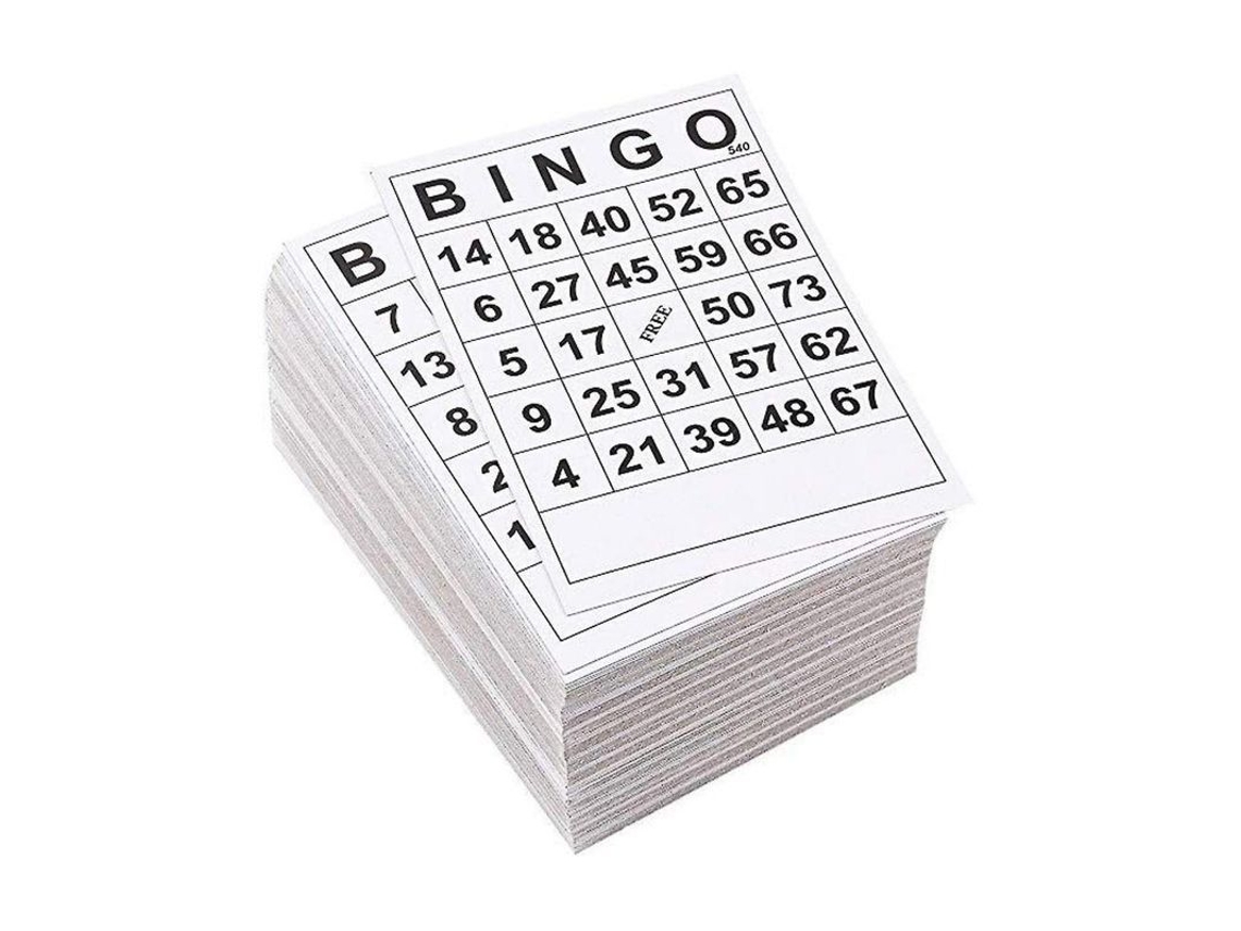2026 cartelas de Bingo Clássico Jogo Familiar Divertido para Adultos e Crianças 40 Folhas de Papel Qualidade Confiável