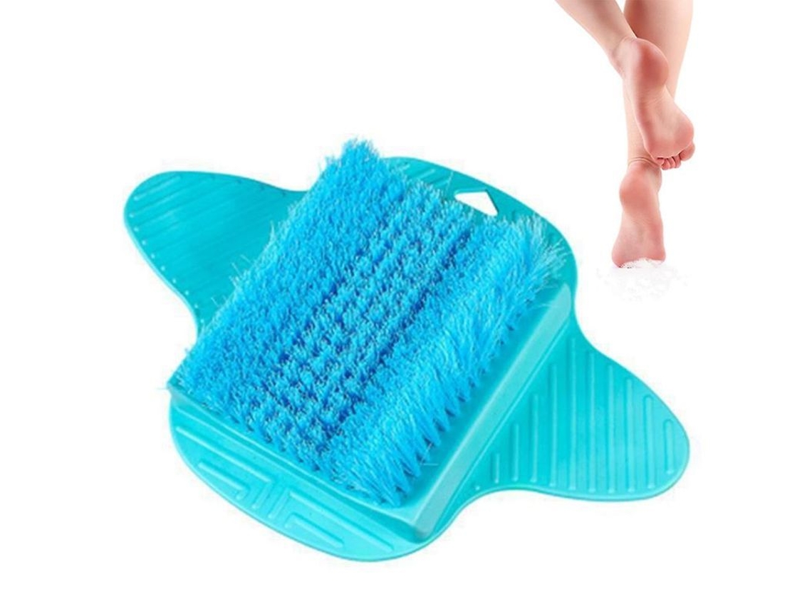 Escova De Pé Para Banho Com Pedra De Pumice, Exfoliante E Massager, Remove Pele Morta E Calos Sem Se Curvar