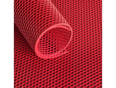Ultra Grip grid mat estrutura colmeia 120 cm - Vermelho