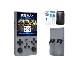 Console Portátil Jogos Retrô R36max Incluindo Ps1/gba/snes, Tela Ips De 4 Polegadas, 128gb （cinza）czhhmart