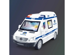 Miniatura de Carro em Escala 1:32 com Efeitos Sonoros e de Luz. MDUG (carro de Polícia)