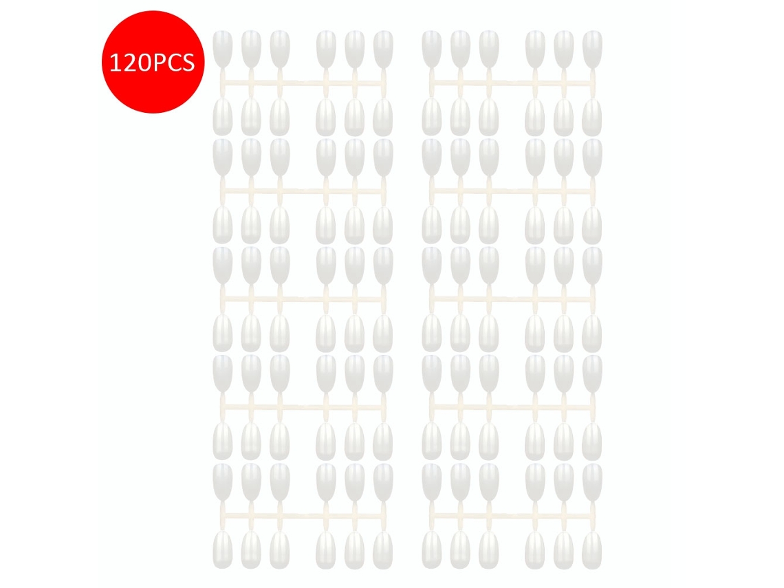 120pcs Dicas De Uñas Para Exibição De Cor De Geleia E Prática Amostras Naturais Transparentes