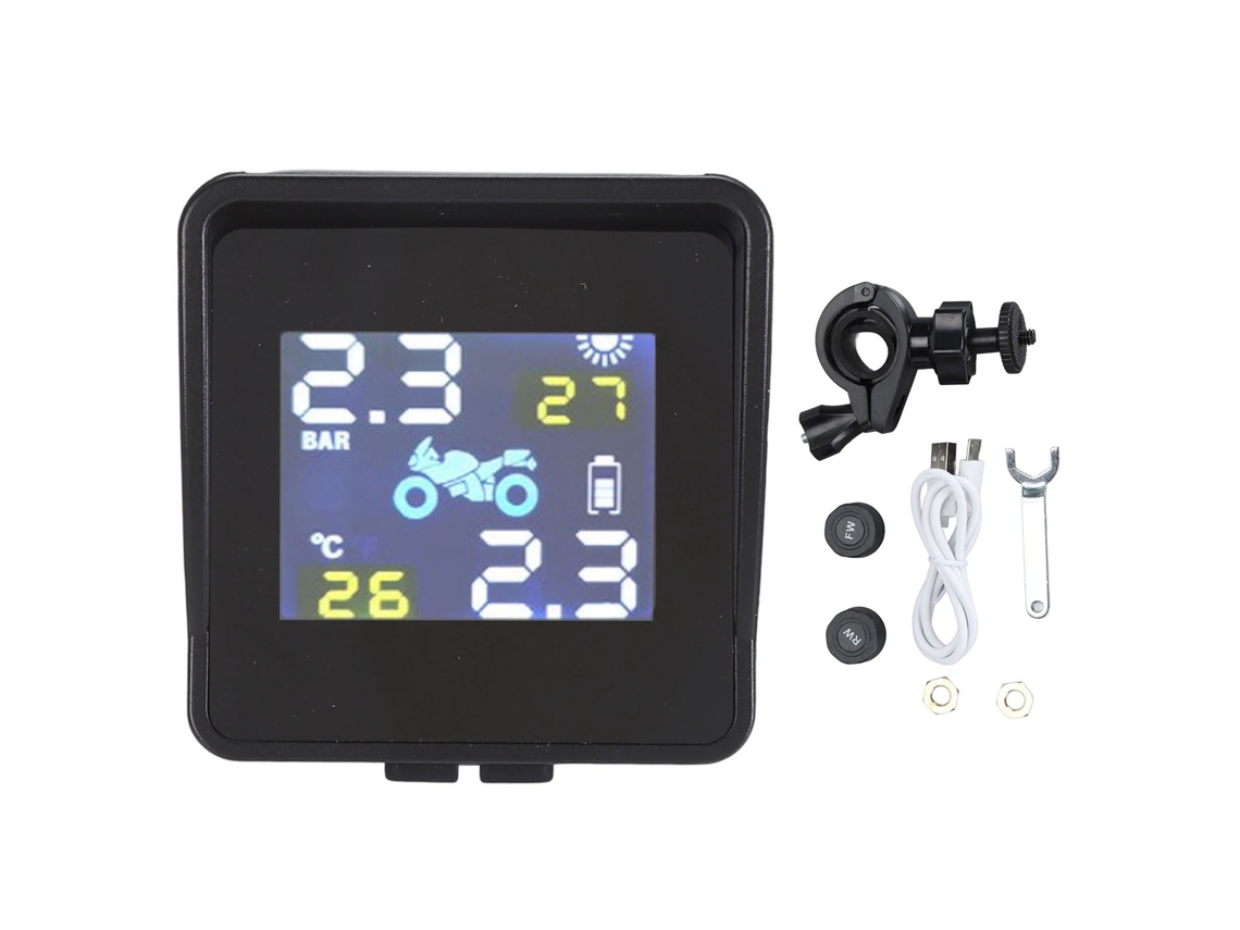 Aetheria sistema de Monitoramento de Pressão de Pneus Solar Tpms Bluetooth para Motocicletas Scooters