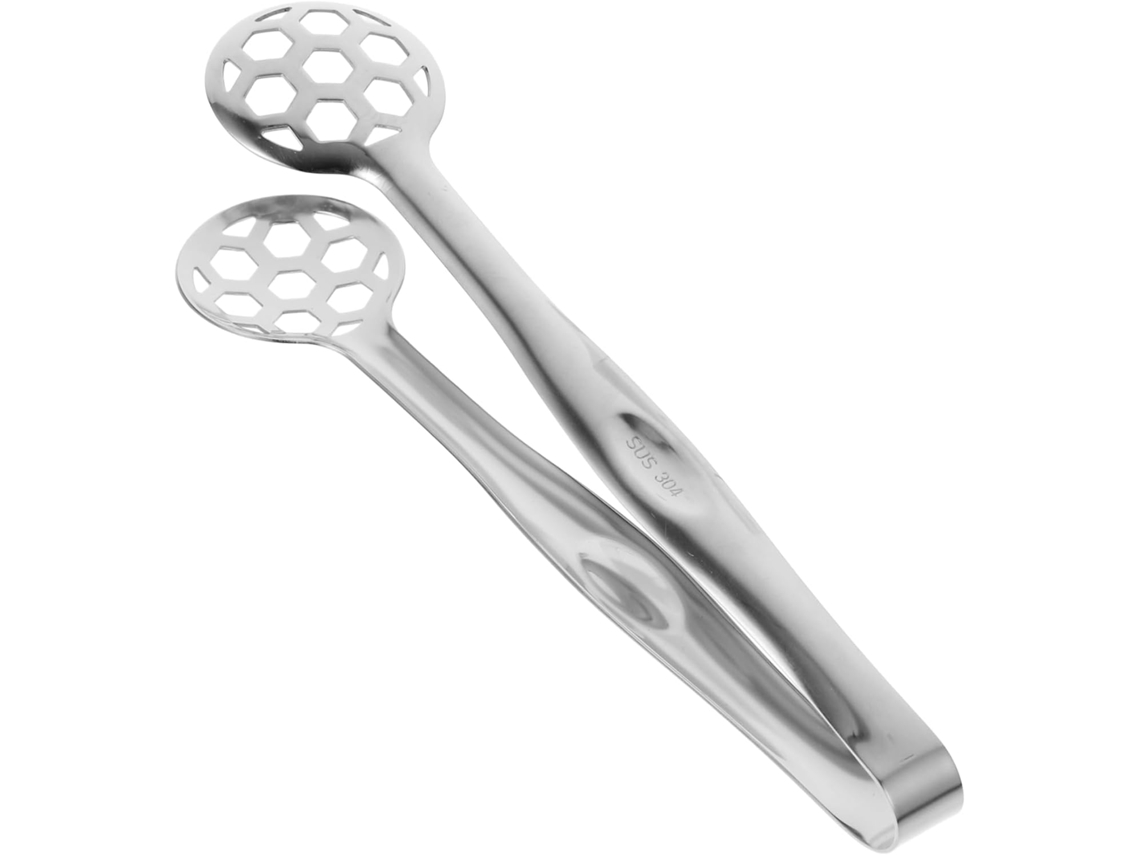 Pinça Para Bife Em Aço Inoxidável Ciieeo, Pinça Portátil Multifuncional Para Sobremesas