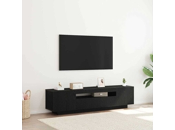 Vidaxl Gabinete Para Tv 160 X 35 X 40 Cm Preto Derivados De Madeira
