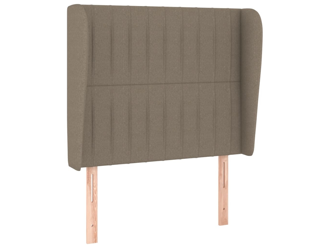 Headboard, Headboards Vidaxl Cinzento-acastanhado Tecido (83 X 23 X 118/128 Cm)
