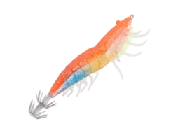 Isca Artificial Camarão Madeira Luminosa Lure