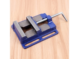 Torno De Broca Vise Aço Abertura Amplia Fixação Firme Bancada Clamp Ferramenta Para Marcenaria 3in Azul