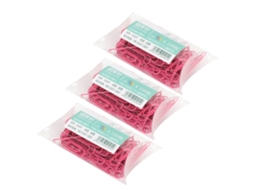 3 Mini Clips Portáteis Pequenos Em Forma De Rosa Vermelha Para Classificar Arquivos.