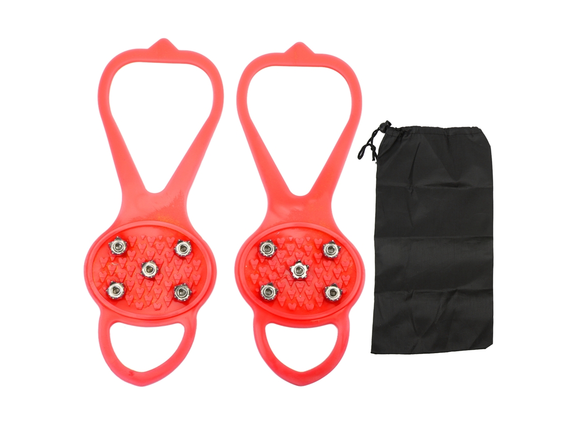 Grampões Antiderrapantes 5 Dentes M Vermelho