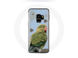 Capa para Samsung galaxy S9 plus periquitos Pássaros verdes