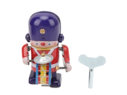 Brinquedo de Chaveiro Soldado Baterista de Lata Decorativo para Presente | S/MARCA