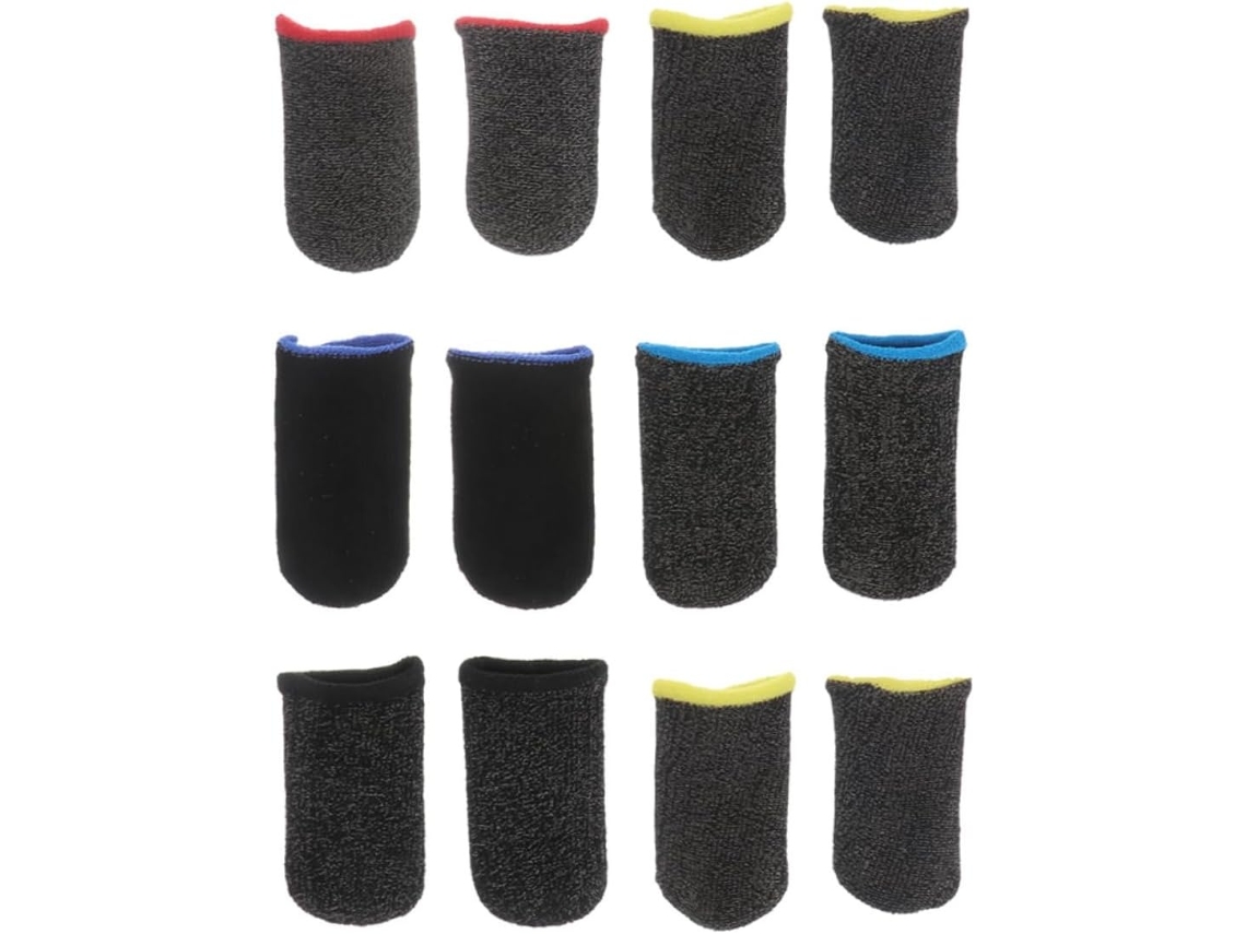 Lurelia Dedeiras Gaming Para Ecrã Tátil 6 Pares, Antiderrapante, Respirável, Leve, Para Gaming Móvel E Ecrãs Táteis