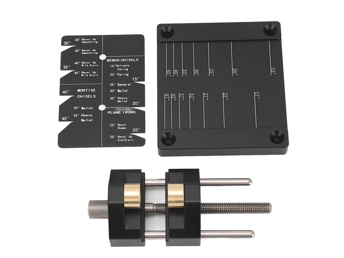 Kit De Afiador De Formões Para Woodworking Com Guia De Afiação Da Laxiscreed E Estrutura Em Liga De Alumínio