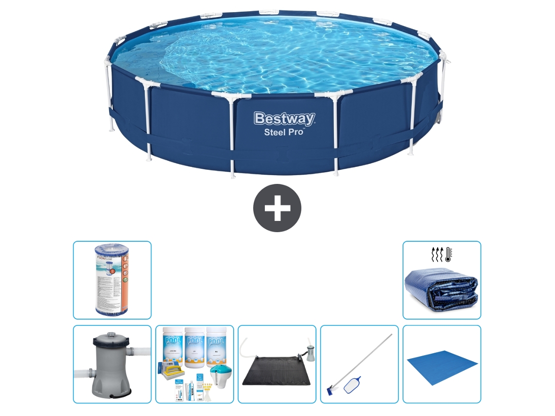 Bestway Piscina Bestway Steel Pro Redonda - 396x84 Cm - 8-peças S21616