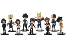 Conjunto de Figuras OEM My Hero Academia (9 unidades - 8 cm)