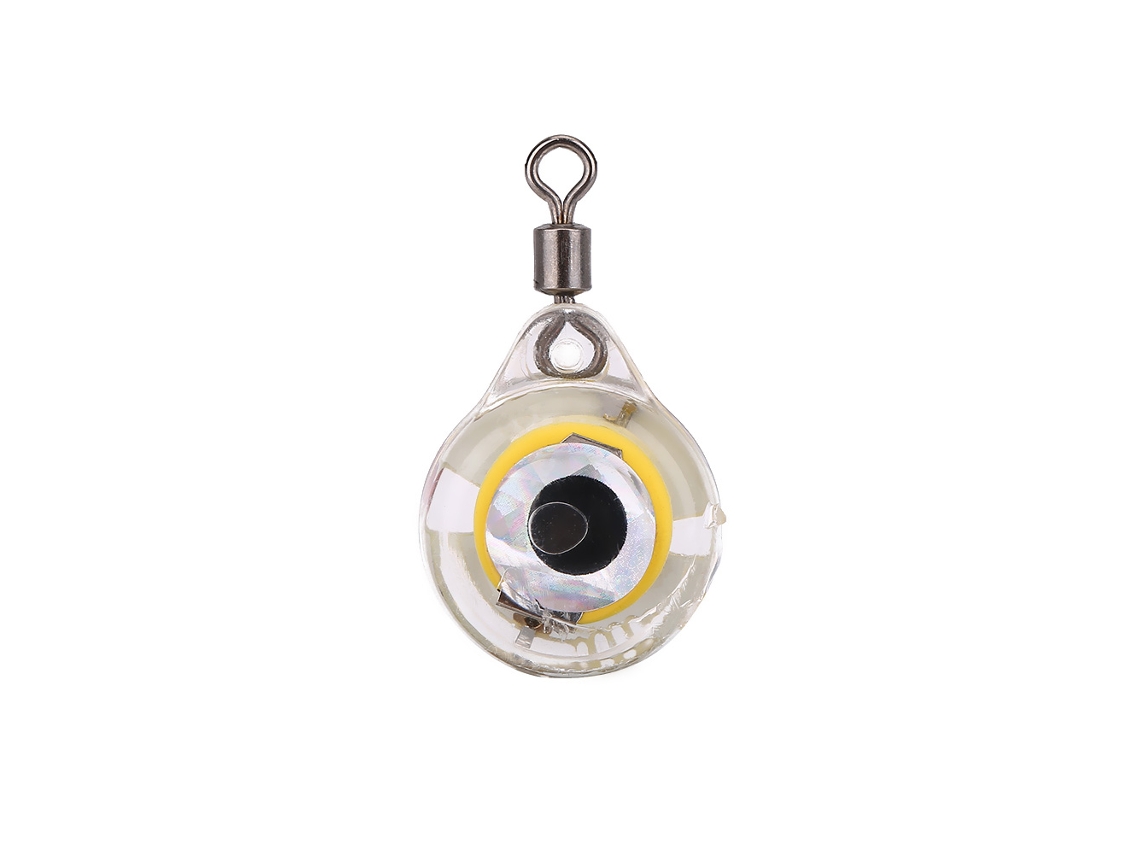 Isca Luminosa Subaquática Branca para Pesca