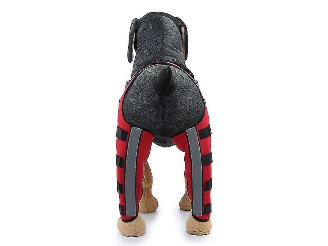 2026 protector de Rodilla para Perros Con Soporte Extra para Acl, Artritis Y Dislocación de Rodilla Zgx M Rojo2