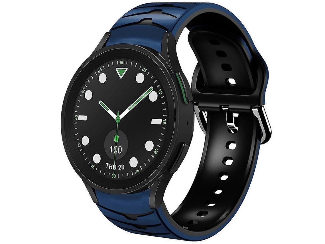 Pulseira De Relógio De Silicone Com Textura Curva