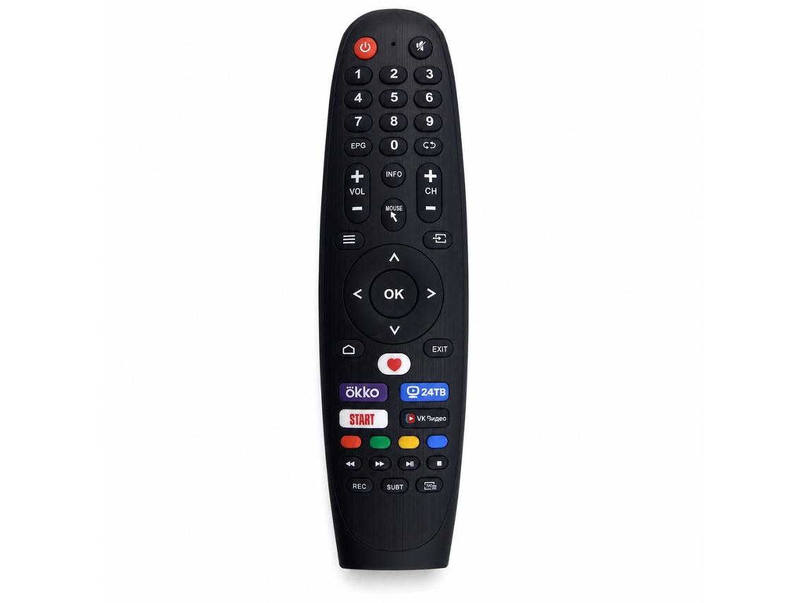 Comando À Distância Para Tv Lcd Topdevice O2sv/02sv, Com Atalhos De Canais